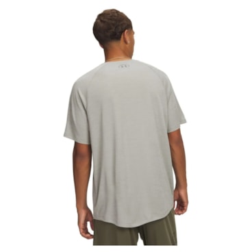 Camiseta Under Armour Tech Textured Masculina - Cinza