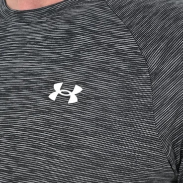 Camiseta Under Armour Tech Textured Masculina - Preta Mescla