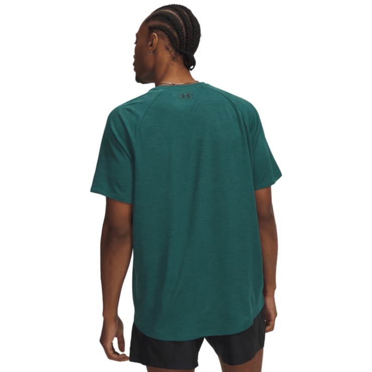Camiseta Under Armour Tech Textured Masculina - Verde