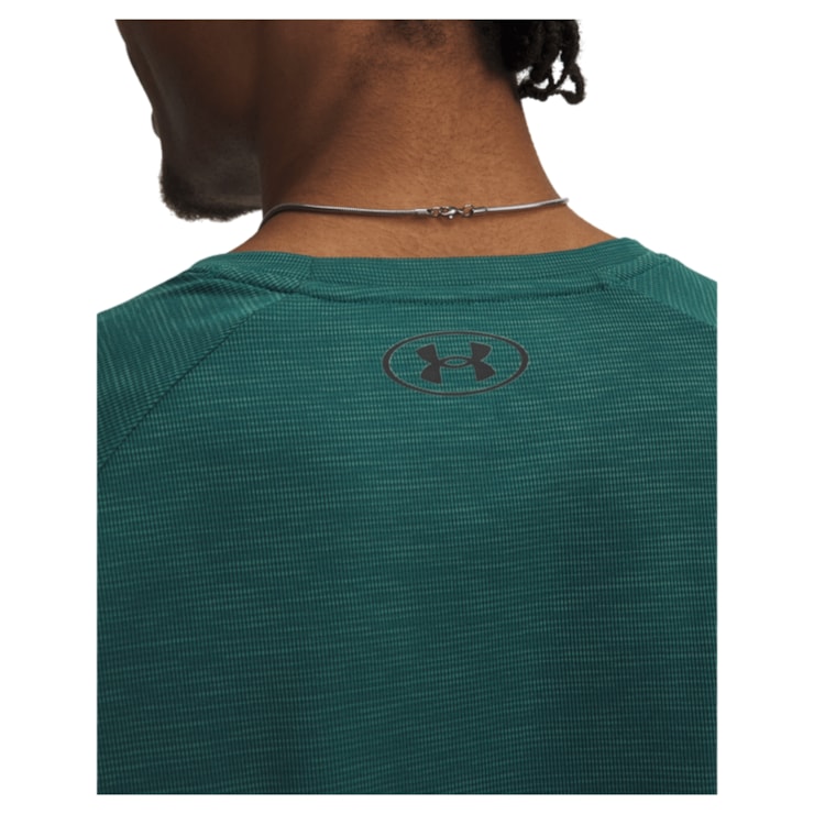 Camiseta Under Armour Tech Textured Masculina - Verde