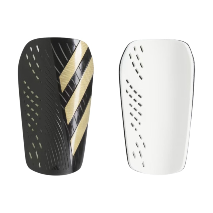 Caneleira Adidas Tiro Club Unissex - Preta/Dourada