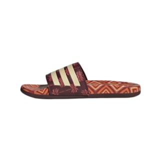 Chinelo Adidas Adilette Comfort Farm Feminina - Marrom
