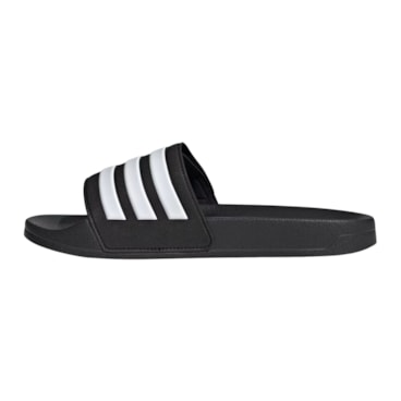 Chinelo Adidas Adilette Shower Velcro Unissex - Preto