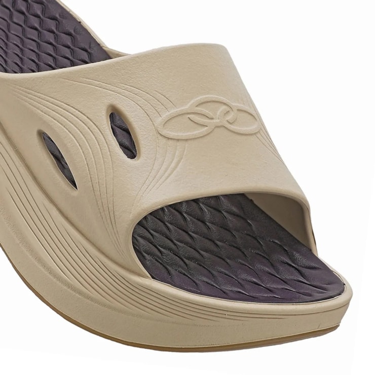 Chinelo Olympikus Pós Corre Unissex - Bege
