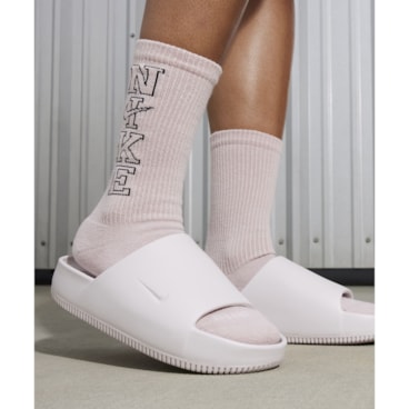 Chinelo Slide Nike Calm Feminino - Rosê