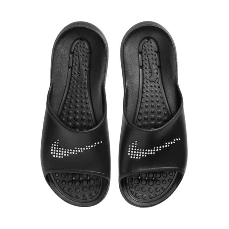 Chinelo Slide Nike Victori One Masculino - Preto/Branco