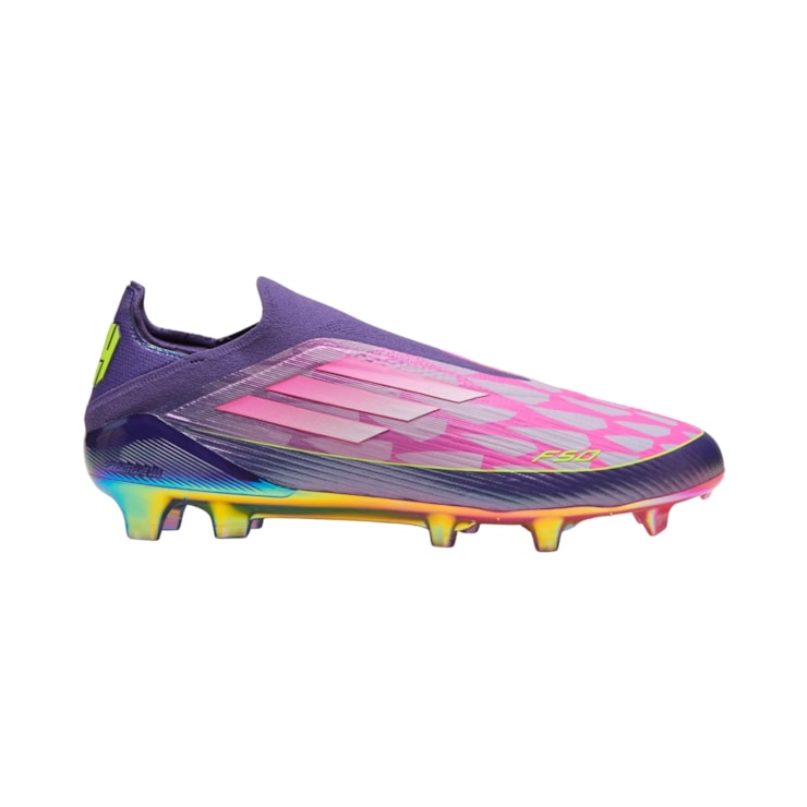 Chuteira Campo Adidas F50 Elite Lamine Yamal Fg Unissex - Roxa/Rosa
