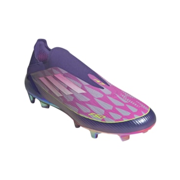 Chuteira Campo Adidas F50 Elite Lamine Yamal Fg Unissex - Roxa/Rosa