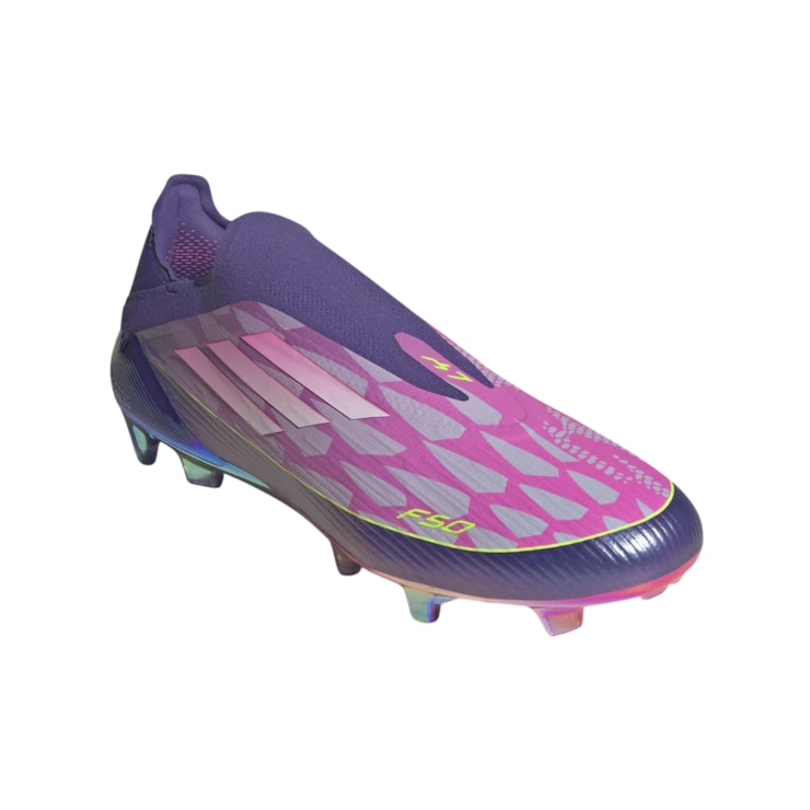 Chuteira Campo Adidas F50 Elite Lamine Yamal Fg Unissex - Roxa/Rosa