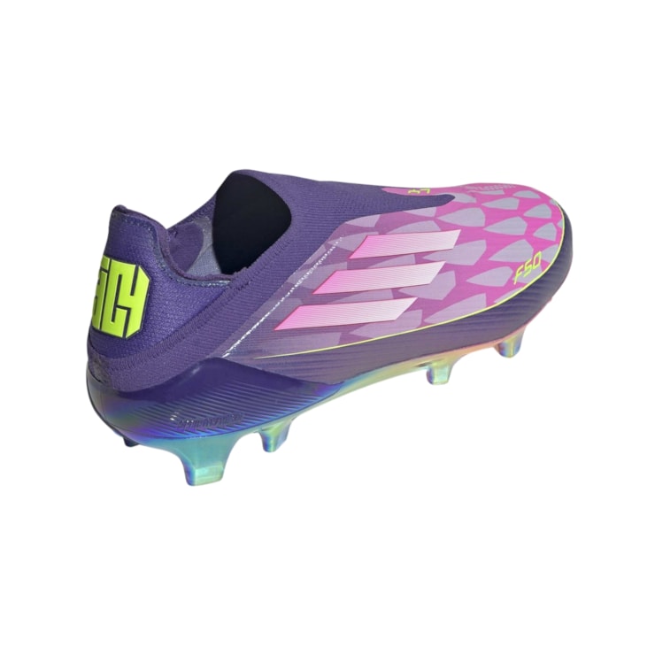 Chuteira Campo Adidas F50 Elite Lamine Yamal Fg Unissex - Roxa/Rosa
