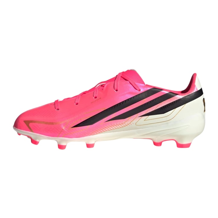 Chuteira Campo Adidas F50 Hyperfast League Infantil - Rosa