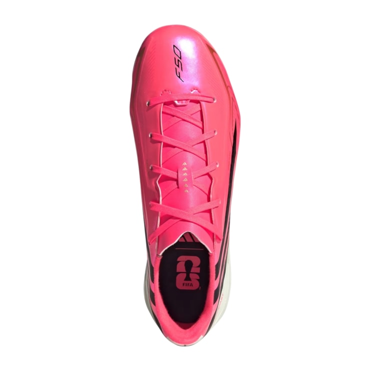 Chuteira Campo Adidas F50 Hyperfast League Infantil - Rosa