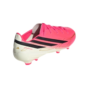 Chuteira Campo Adidas F50 Hyperfast League Infantil - Rosa