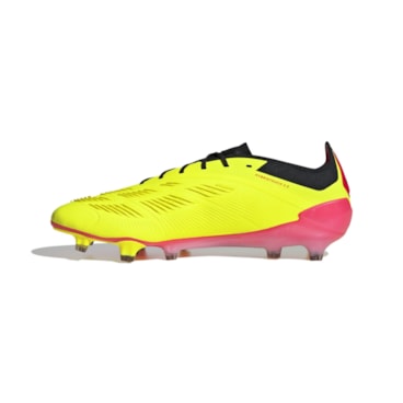 Chuteira Campo Adidas Predator Elite 24 Low Masculina - Amarela/Preta