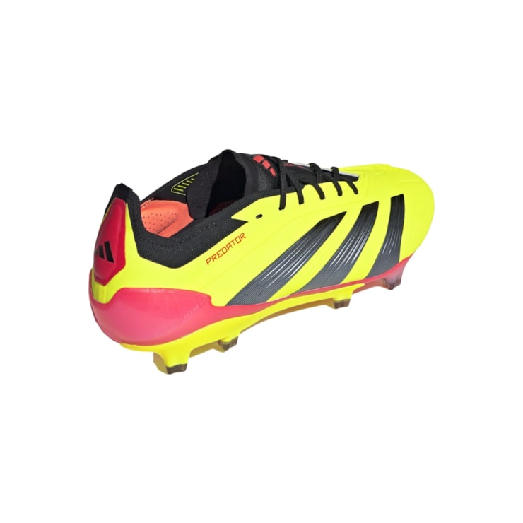 Chuteira Campo Adidas Predator Elite 24 Low Masculina - Amarela/Preta
