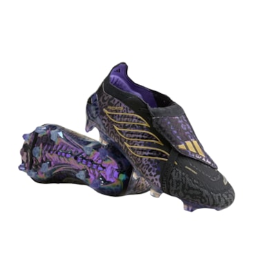 Chuteira Campo Adidas Predator Elite Kaká Unissex - Preta/Roxa