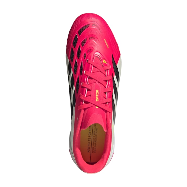 Chuteira Campo Adidas Predator League FG Infantil - Vermelha