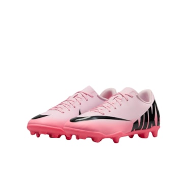 Chuteira Campo Nike Mercurial Vapor 15 Club Infantil - Rosa