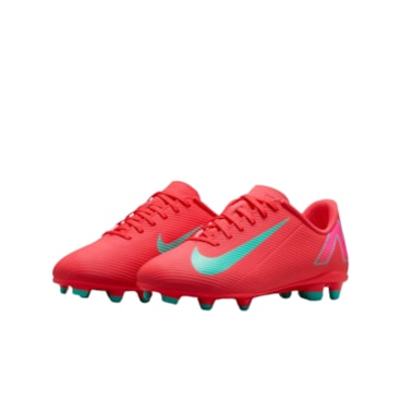 Chuteira Campo Nike Mercurial Vapor 16 Club Infantil - Vermelha