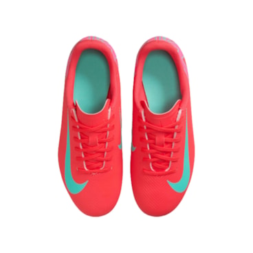 Chuteira Campo Nike Mercurial Vapor 16 Club Infantil - Vermelha