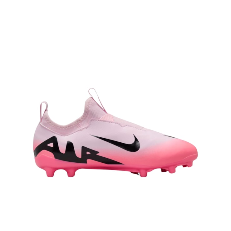 Chuteira Campo Nike Mercurial Zoom Vapor 15 Academy Infantil - Rosa
