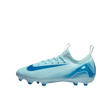 Chuteira Campo Nike Mercurial Zoom Vapor 16 Academy Infantil - Azul