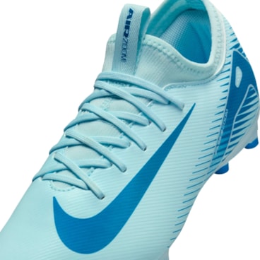 Chuteira Campo Nike Mercurial Zoom Vapor 16 Academy Infantil - Azul