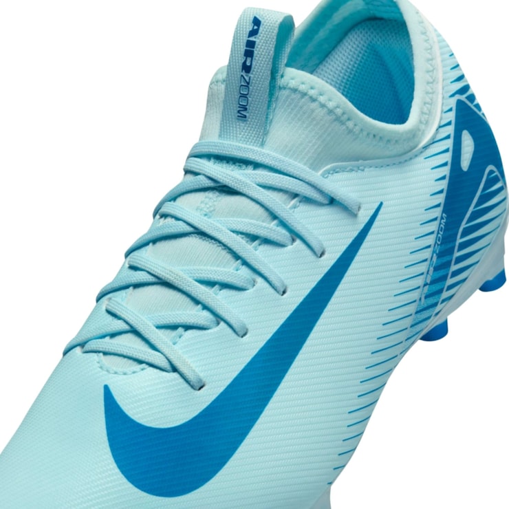Chuteira Campo Nike Mercurial Zoom Vapor 16 Academy Infantil - Azul