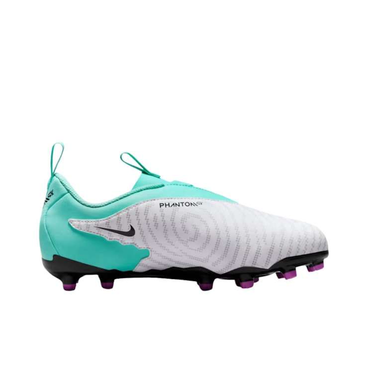 Chuteira Campo Nike Phantom Gx Academy Fg Infantil - Branca/Verde