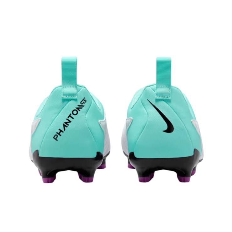 Chuteira Campo Nike Phantom Gx Academy Fg Infantil - Branca/Verde