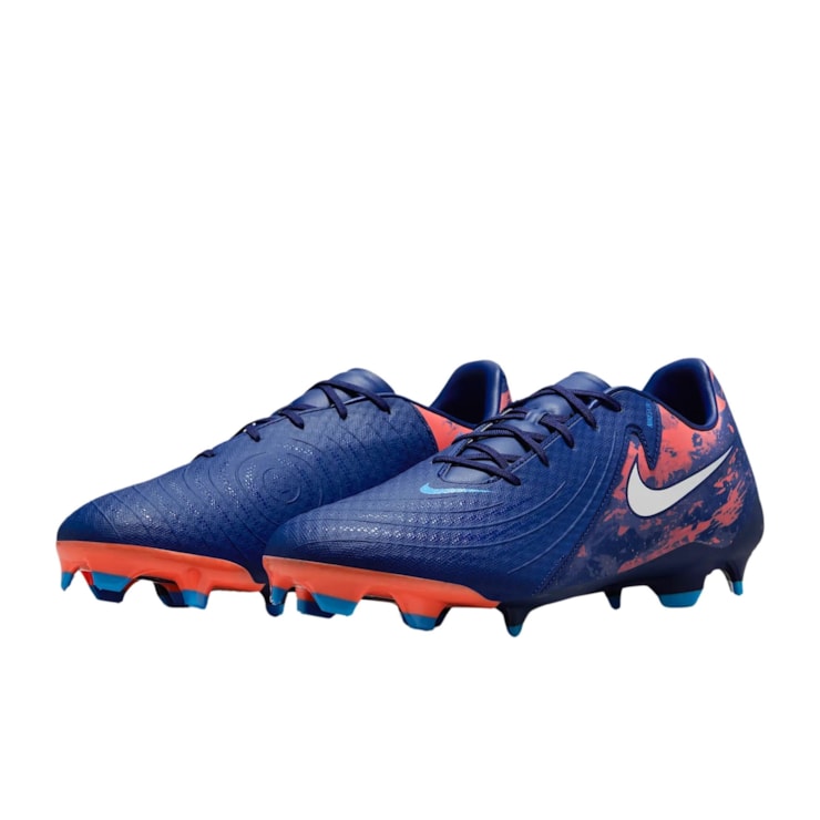 Chuteira Campo Nike Phantom Gx II Academy Erling Haaland Masculina - Azul