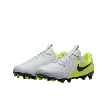 Chuteira Campo Nike Phantom Gx Ii Academy Infantil - Branca/Verde