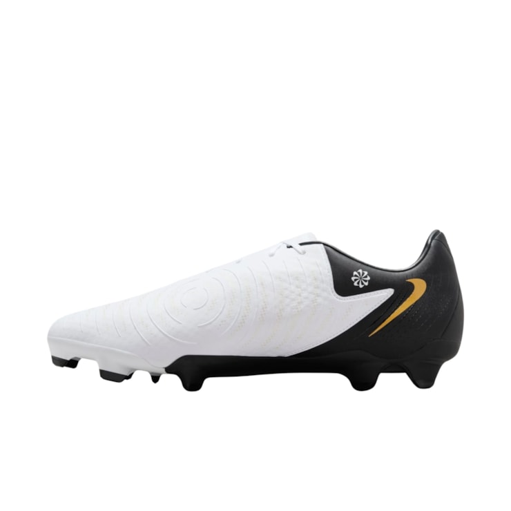 Chuteira Campo Nike Phantom Gx II Academy Masculina - Branca/Preta