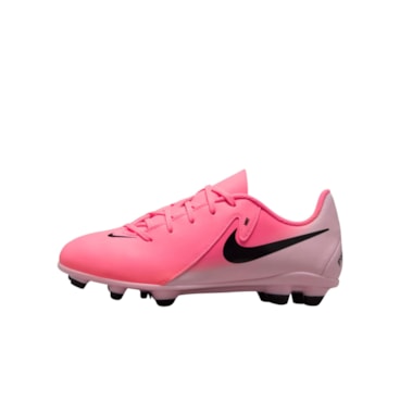 Chuteira Campo Nike Phantom GX II Club Infantil - Rosa