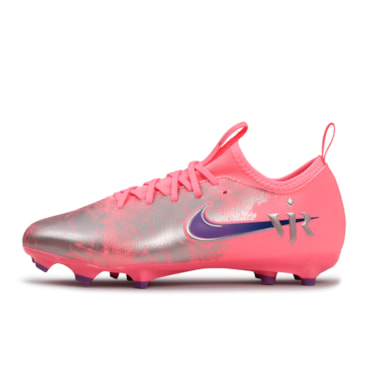 Chuteira Campo Nike Vini Jr Zoom Vapor 16 Academy Infantil - Rosa