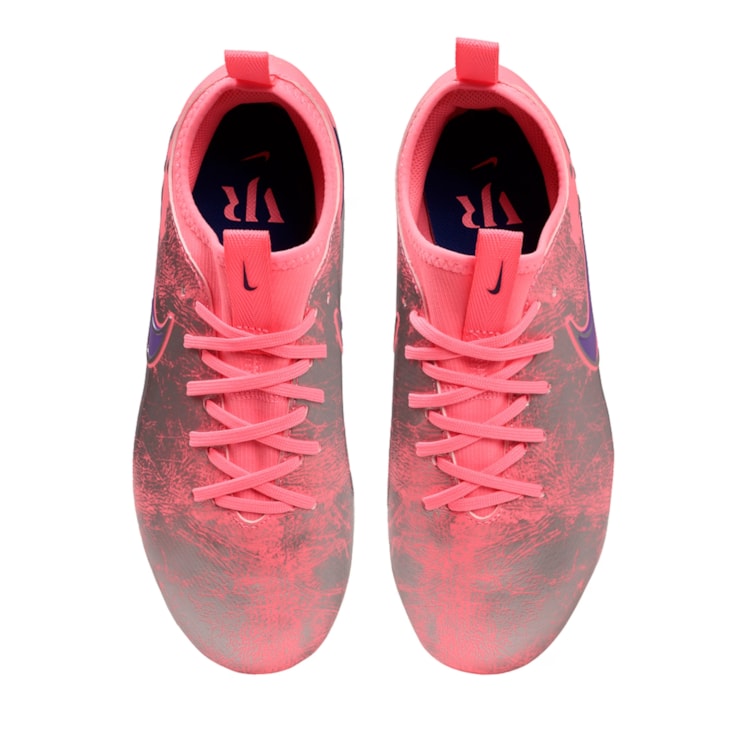 Chuteira Campo Nike Vini Jr Zoom Vapor 16 Academy Infantil - Rosa