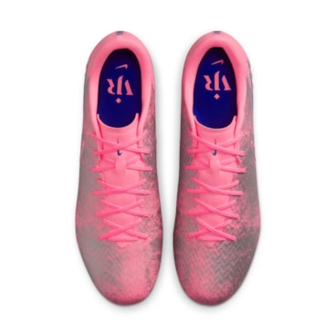 Chuteira Campo Nike Vini Jr Zoom Vapor 16 Academy Masculina - Rosa