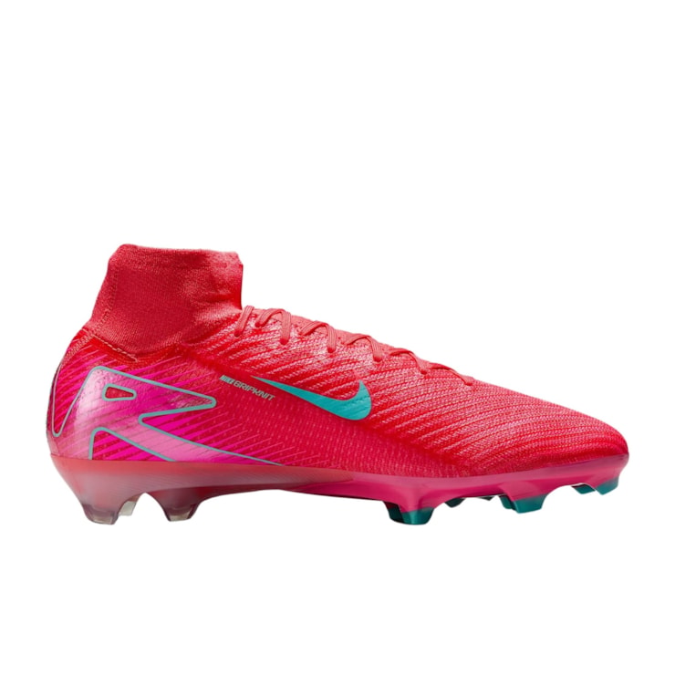 Chuteira Campo Nike Zoom Mercurial Superfly 10 Elite Masculina - Vermelha