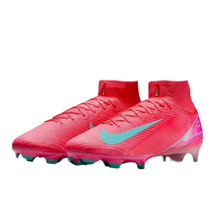Chuteira Campo Nike Zoom Mercurial Superfly 10 Elite Masculina - Vermelha