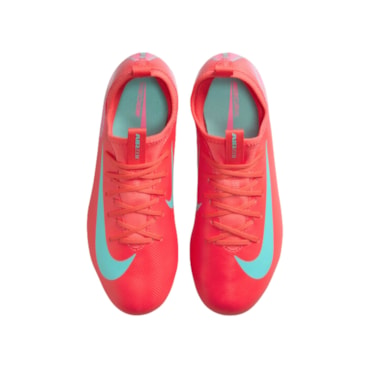 Chuteira Campo Nike Zoom Mercurial Vapor 16 Acaddemy Infantil - Vermelha