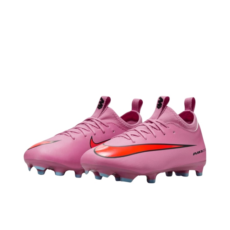 Chuteira Campo Nike Zoom Mercurial Vapor 16 Academy Infantil - Rosa