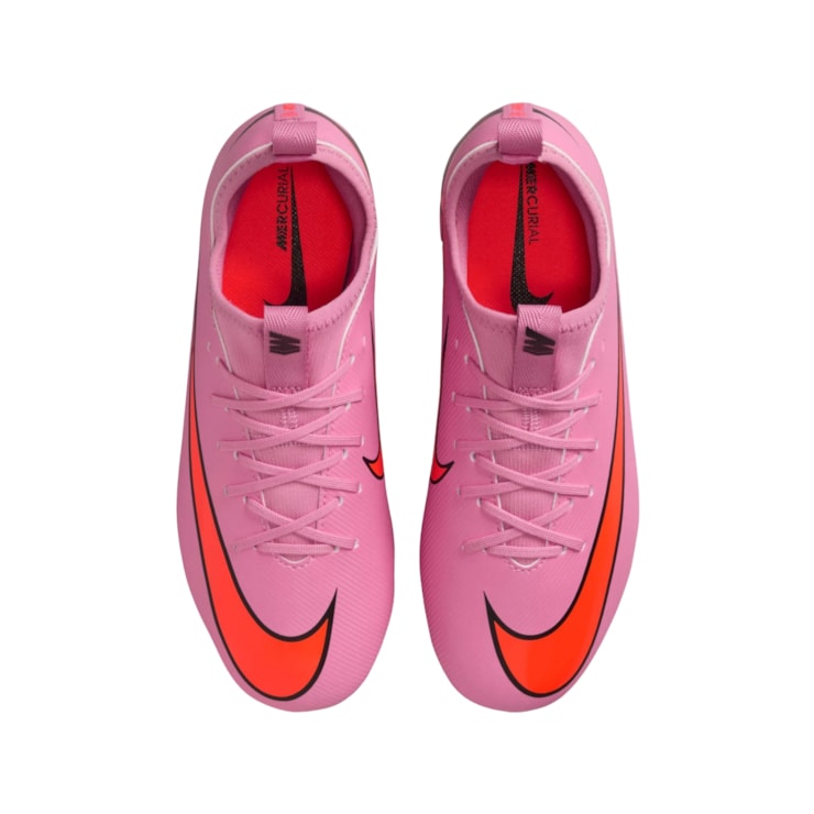 Chuteira Campo Nike Zoom Mercurial Vapor 16 Academy Infantil - Rosa