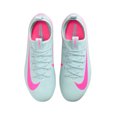 Chuteira Campo Nike Zoom Vapor 16 Academy Infantil - Verde