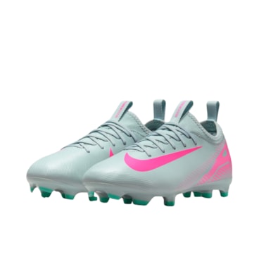 Chuteira Campo Nike Zoom Vapor 16 Academy Infantil - Verde
