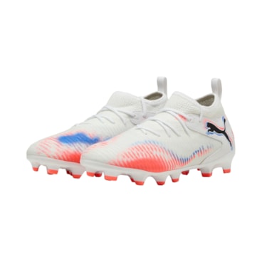 Chuteira Campo Puma Future 8 Match Fg/Ag Infantil - Branca