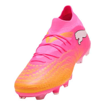 Chuteira Campo Puma Future 9 Match FG/AG Masculina - Rosa