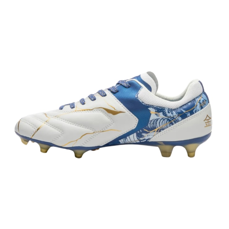 Chuteira Campo Umbro Adamant Master Class Pro Unissex - Branca