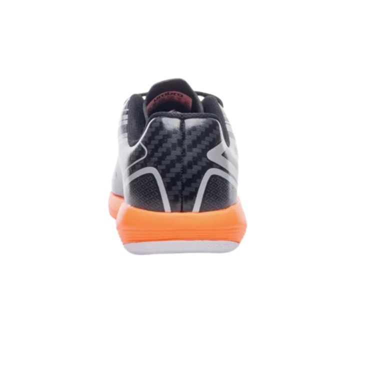 Chuteira Fustal Umbro Pro 5 Infantil - Preta/Laranja