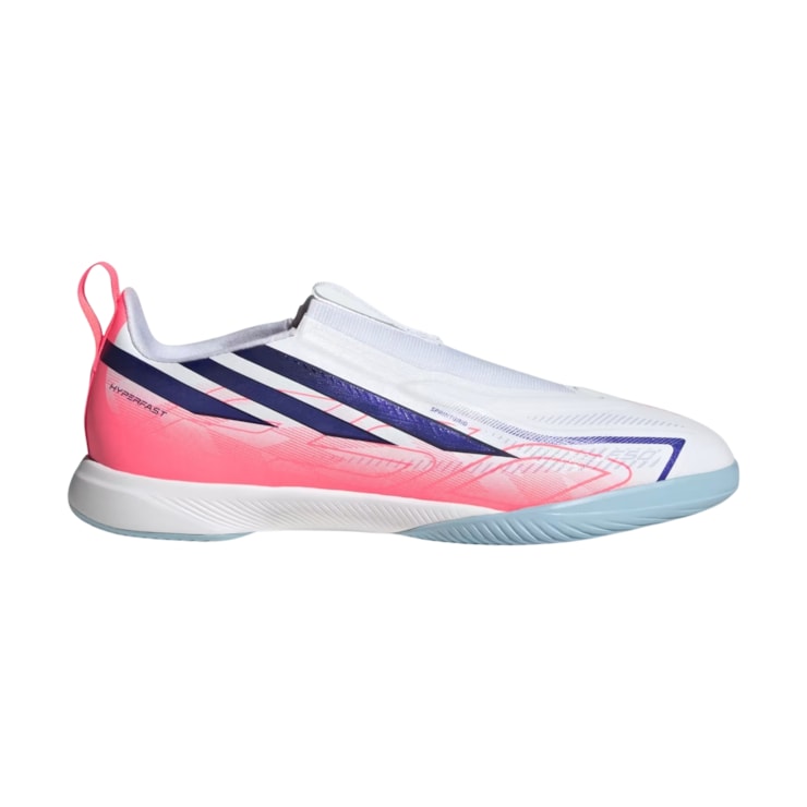 Chuteira Futsal Adidas F50 Hyperfast League LL Infantil - Branca
