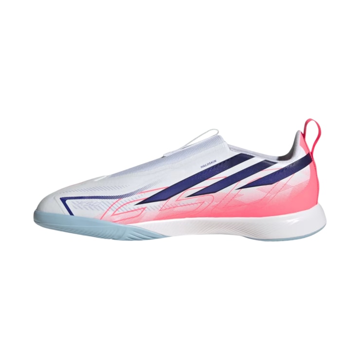 Chuteira Futsal Adidas F50 Hyperfast League LL Infantil - Branca